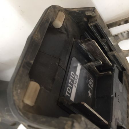  MAKITA マキタ 充電式インパクトドライバ TD171D ブラック 18v ケース・充電器・バッテリー付
