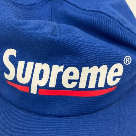  Supreme シュプリーム Underline 5-Panel Cap 20SS ブルー