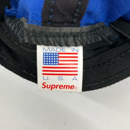  Supreme シュプリーム Underline 5-Panel Cap 20SS ブルー