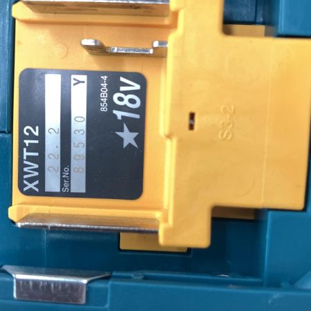  MAKITA マキタ コードレスインパクトレンチ 18v 本体のみ 2022年製 XWT12 ブルー