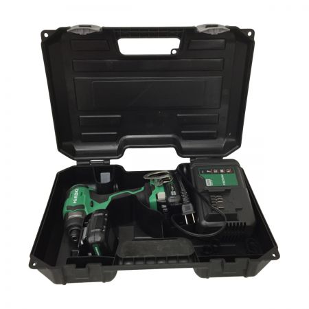  HiKOKI ハイコーキ 充電式インパクトドライバ WH12DD グリーン 10.8v 充電器・充電池2個・ケース付