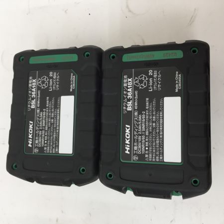 HiKOKI ハイコーキ 充電式ディスクグラインダー G3610DC グリーン 36v 付属品完備