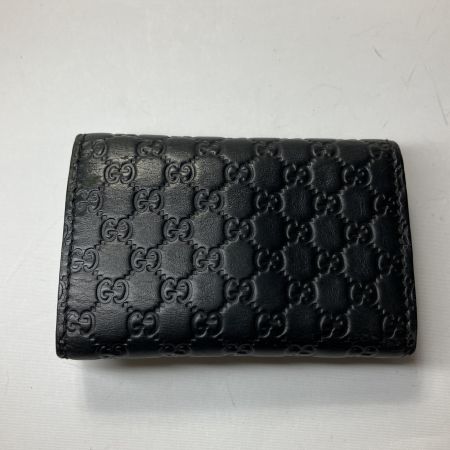  GUCCI グッチ キーケース  6連キーケース グッチシマ アウトレットマーク有 150402-0959 ブラック