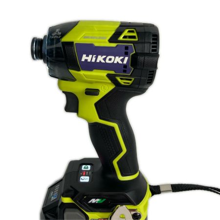  HiKOKI ハイコーキ 電動インパクトドライバ WH36DD 2XHRSZ スパイダーイエロー 充電器・充電池2個・ケース付