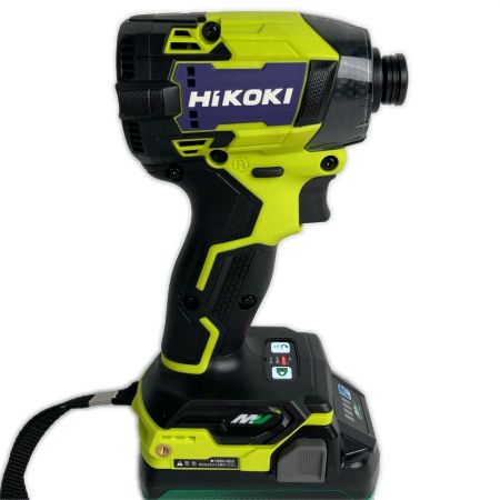  HiKOKI ハイコーキ 電動インパクトドライバ WH36DD 2XHRSZ スパイダーイエロー 充電器・充電池2個・ケース付