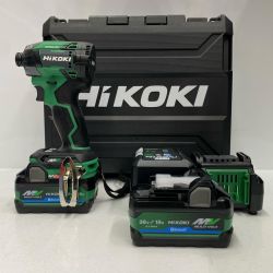 ☆☆ HiKOKI ハイコーキ コードレスインパクトドライバ 36V WH36DD アグレッシブグリーン 未使用品 付属品完備 Sランク