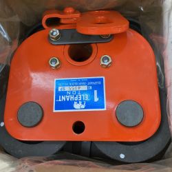 △△ ELEPHANT エレファント 象印　手動用プレントロリ　1t P-1 オレンジ Sランク