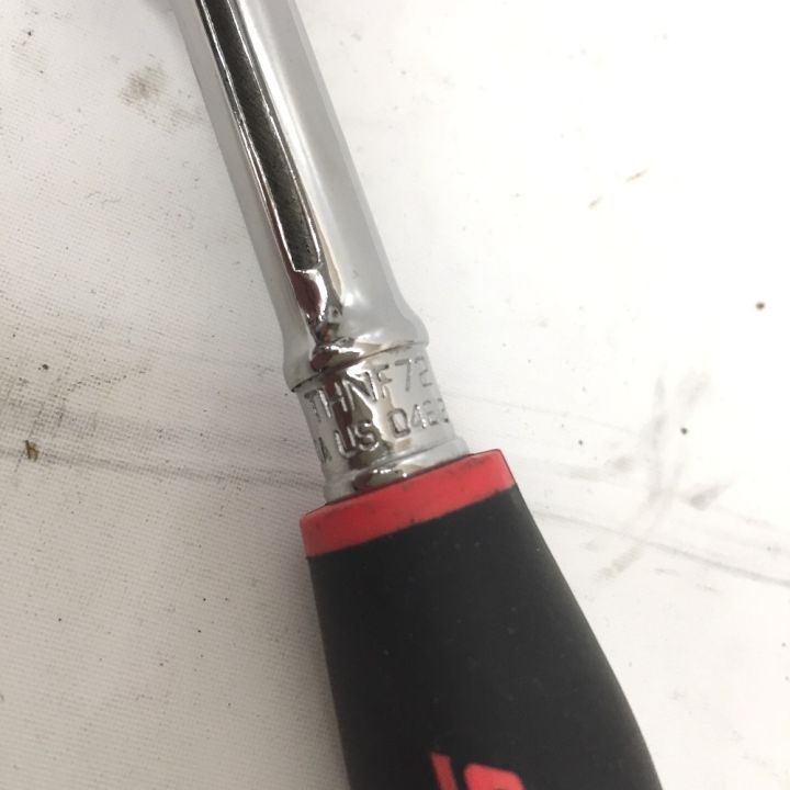 Snap-on スナップオン THNF72 ラチェットハンドル【リライズ野田愛宕店】【店頭取引限定】【中古美品】【管理番号：IT6A0MCS3PJF】 Snap-on スナップオン 1/4” ラウンドヘッドラチェット THNF72 ブラック