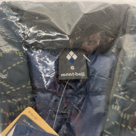  mont･bell モンベル ダウン プリント ハンテン Sサイズ 1101570 ネイビー