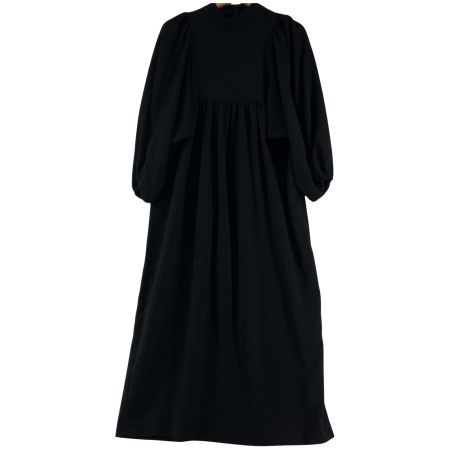  VERMEL par iena ジョーゼットワンピース ロング パフスリーブ IENA