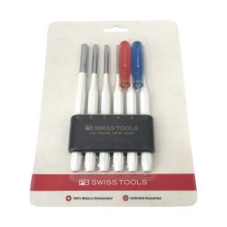 △△ SWISS TOOLS 平行ピンポンチ6点セット 八角胴 755BCNJ ホワイト 140周年限定仕様 未開封品 Nランク