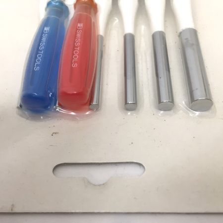  SWISS TOOLS 平行ピンポンチ6点セット 八角胴 755BCNJ ホワイト 140周年限定仕様 未開封品