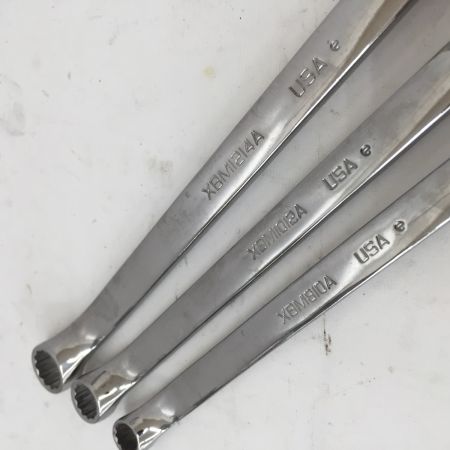  Snap-on スナップオン 両口メガネレンチ 6本セット XBMI 1719A,1417A,1315A,1214A,1012A,810A