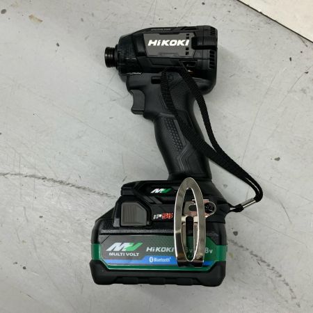  HiKOKI ハイコーキ  インパクトドライバ　 充電器・充電池2個・ケース付　３６ｖ・Ｊ3503532 WH36DD ブラック