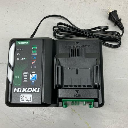 HiKOKI ハイコーキ  インパクトドライバ　 充電器・充電池2個・ケース付　３６ｖ・Ｊ3503532 WH36DD ブラック