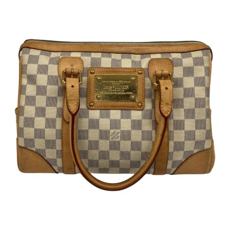  LOUIS VUITTON ルイヴィトン ミニボストンバッグ ダミエ アズール バークレー  N52001 グレー×ホワイト