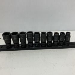 △△ HASCO ハスコー　3/8　スイブルインパクトソケット　10ｍｍ～19ｍｍ　10本セット ｽｲﾍﾞﾙｲﾝﾊﾟｸﾄｿｹｯﾄ Bランク