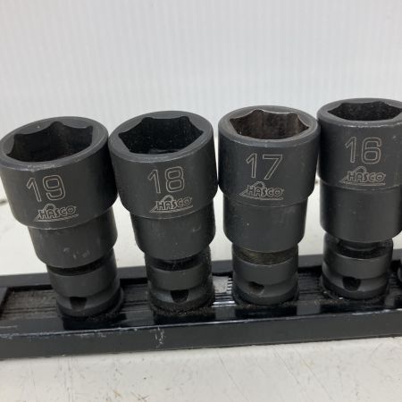 HASCO ハスコー　3/8　スイブルインパクトソケット　10ｍｍ～19ｍｍ　10本セット ｽｲﾍﾞﾙｲﾝﾊﾟｸﾄｿｹｯﾄ