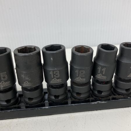  HASCO ハスコー　3/8　スイブルインパクトソケット　10ｍｍ～19ｍｍ　10本セット ｽｲﾍﾞﾙｲﾝﾊﾟｸﾄｿｹｯﾄ