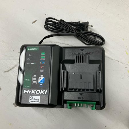  HiKOKI ハイコーキ インパクトドライバ 充電器・充電池2個・ケース付 コードレス式 36v JD415642 WH36DD 2XHYSZ イエロー