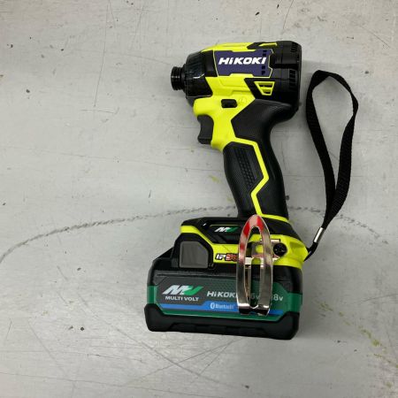  HiKOKI ハイコーキ  インパクトドライバ 充電器・充電池2個・ケース付 36v 2.5Ah　JD415641 WH36DD 2XHYSZ イエロー