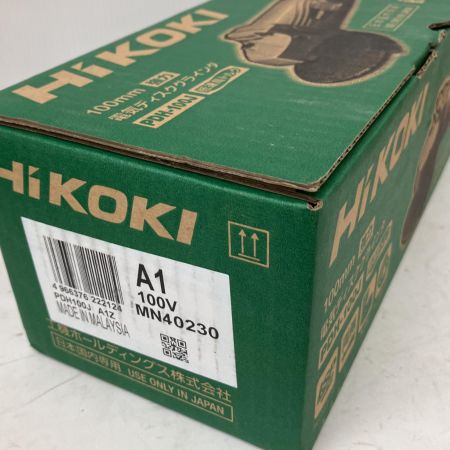  HITACHI 日立 100mm　電気ディスクグラインダ　 PDH-100J グレー