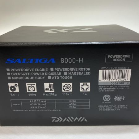 DAIWA ダイワ スピニングリール 25ソルティガ  8000-H 8000-H