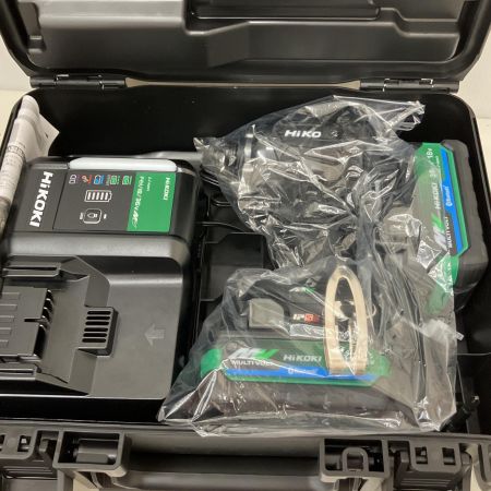  HiKOKI ハイコーキ 36V コードレスインパクトドライバ　充電器・充電池2個・ケース付 WH36DC ブラック