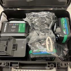 △△ HiKOKI ハイコーキ 36V コードレスインパクトドライバ　充電器・充電池2個・ケース付 WH36DC ブラック Sランク