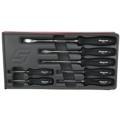 △△ Snap-on スナップオン スクリュードライバーセット SDDX70A ブラック 7ピース ケース付 Aランク