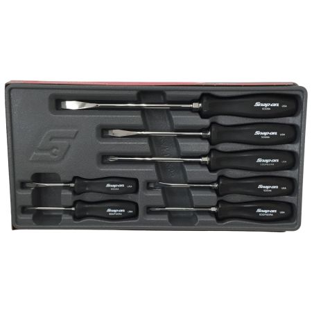  Snap-on スナップオン スクリュードライバーセット SDDX70A ブラック 7ピース ケース付