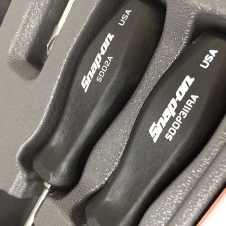  Snap-on スナップオン スクリュードライバーセット SDDX70A ブラック 7ピース ケース付