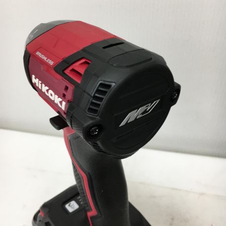  HiKOKI ハイコーキ インパクトドライバ HiKOKI 充電器・充電池2個・ケース付 コードレス式 36v  WH36DD 2XHRSZ レッド