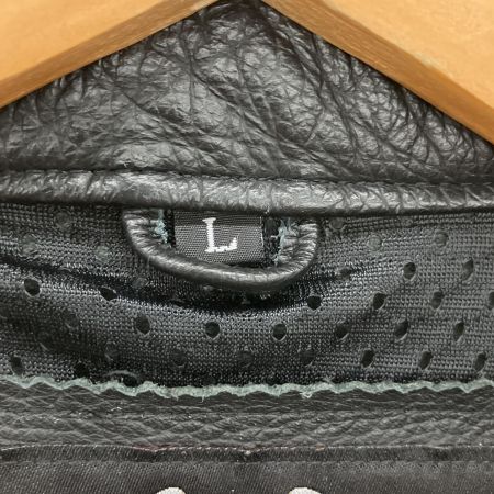  HARLEY-DAVIDSON ハーレーダビッドソン レザー シングルライダースジャケット  ファスナー難あり Lサイズ 98018-10VM ブラック