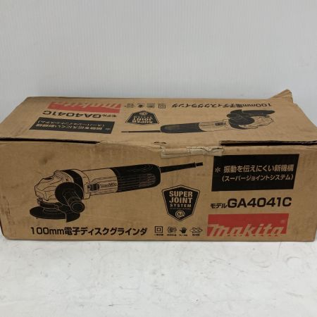  MAKITA マキタ 電子制御ディスクグラインダAC用 100mm 低振動スーパージョイントシステム搭載 GA4041C ブルー
