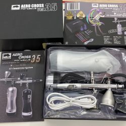 △△ aurochs 充電式エアブラシ AERO CROSS 3.5 ホワイト Aランク