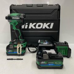  HiKOKI ハイコーキ コードレスインパクトドライバ 36V WH36DD アグレッシブグリーン 未使用品 付属品完備 Sランク