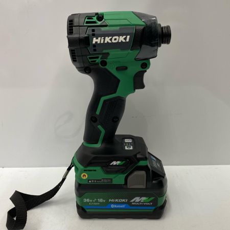 HiKOKI ハイコーキ コードレスインパクトドライバ 36V WH36DD アグレッシブグリーン 未使用品 付属品完備
