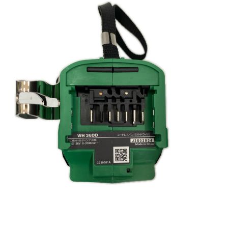  HiKOKI ハイコーキ コードレスインパクトドライバ 36V WH36DD 2XHLSZ グリーン 未使用品