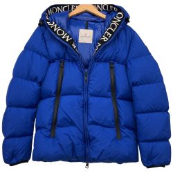 △△ MONCLER モンクレール ダウンジャケット MONTCLA GIUBBOTTO モンクラ　size1 E20914194385 C0300 ブルー Aランク