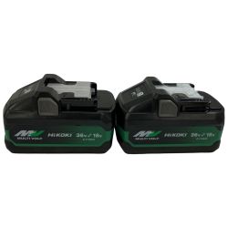 △△ HiKOKI ハイコーキ バッテリー 36v-18v BSL36B18X T2444A 2個セット Sランク