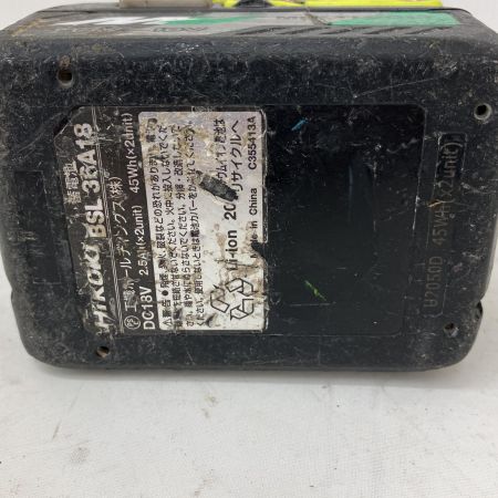  HiKOKI ハイコーキ 36V インパクトドライバ　マルチボルトバッテリーセット WH36DD イエロー