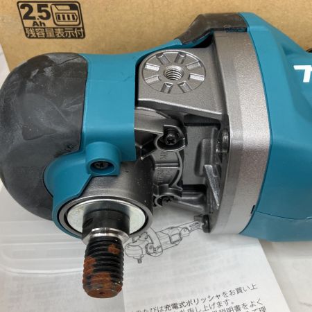  MAKITA マキタ 180mm充電式ポリッシャ 40Vバッテリー（充電回数1回）　急速充電器　セット PV001GRD ブルー