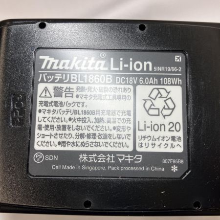  MAKITA マキタ バッテリー 18v 6.0Ah A-60464 ② BL1860B