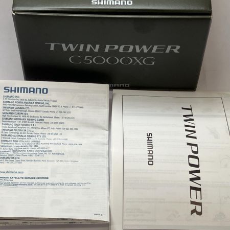 SHIMANO シマノ スピニングリール 24ツインパワー C5000XG GOMEXUSリールスタンド付 046888
