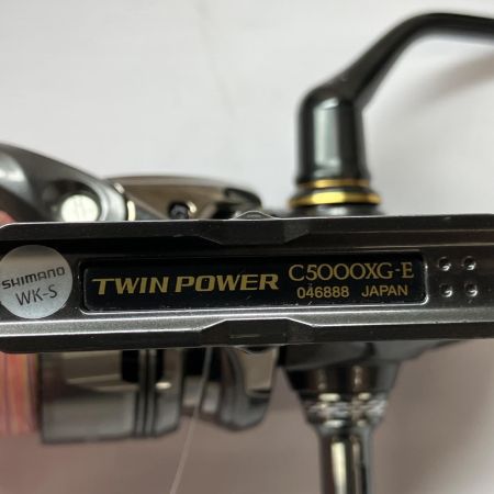  SHIMANO シマノ スピニングリール 24ツインパワー C5000XG GOMEXUSリールスタンド付 046888