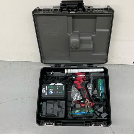 HiKOKI ハイコーキ インパクトドライバ 充電器・充電池2個・ケース付 コードレス式 36v 2.5Ah J3504334 WH36DD 2XHRSZ レッド