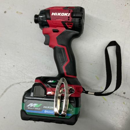 HiKOKI ハイコーキ インパクトドライバ 充電器・充電池2個・ケース付 18v/26v J3504331 WH36DD(2XH) レッド