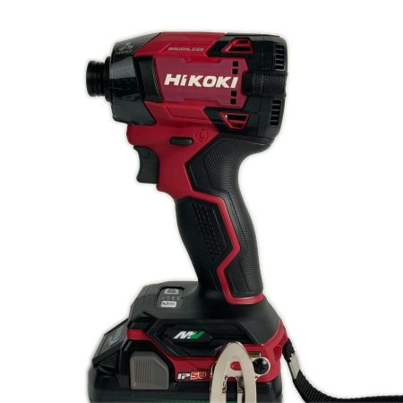  HiKOKI ハイコーキ 電動インパクトドライバ WH36DD 2XHRSZ レッド 充電器・充電池2個・ケース付 