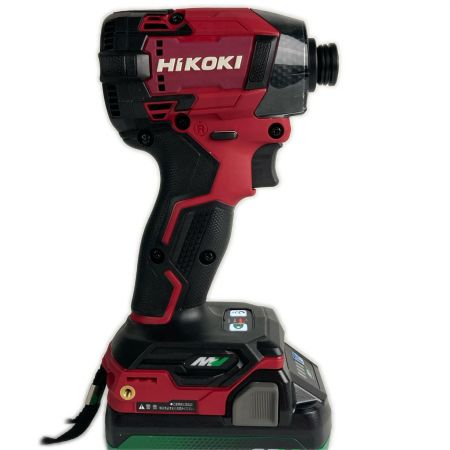  HiKOKI ハイコーキ 電動インパクトドライバ WH36DD 2XHRSZ レッド 充電器・充電池2個・ケース付 